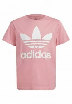 Adidas Originals TREFOIL TEE UNISEX - Print T-shirt - Pink