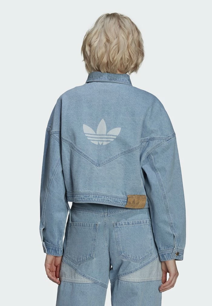 Adidas Originals DENIM JACKET - Denim Jacket - Clear Blue 2 Adidas Originals DENIM JACKET - Denim Jacket - Clear Blue - Image 2