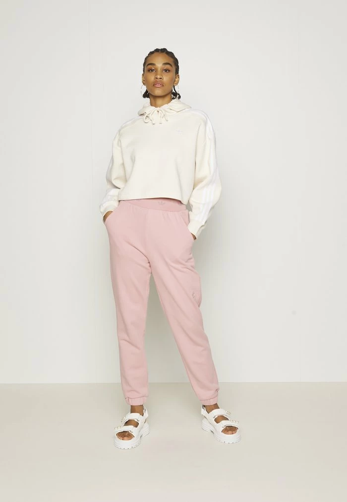 Adidas Originals ADICOLOR CLASSICS CROP - Hoodie - White 5 Adidas Originals ADICOLOR CLASSICS CROP - Hoodie - White - Image 5