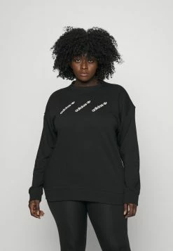 Adidas Originals CREW - Sweatshirt - Black -Adidas Originals Shop 8abf00f2a955491fad3faa95d75a4fd3