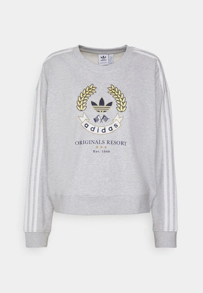 Adidas Originals GRAPHIC - Sweatshirt - Light Grey Heather 5 Adidas Originals GRAPHIC - Sweatshirt - Light Grey Heather - Image 5
