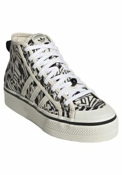 Adidas Originals NIZZA - High-top Trainers - White/off White/core Black -Adidas Originals Shop 8bfbd46371d44c6d9f359be75891a1ce