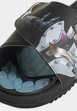 Adidas Originals REPTOSSAGE YU GI OH - Pool Slides - Core Black/hazy Sky -Adidas Originals Shop 8cb16aa0470547b58664421319a33bf8