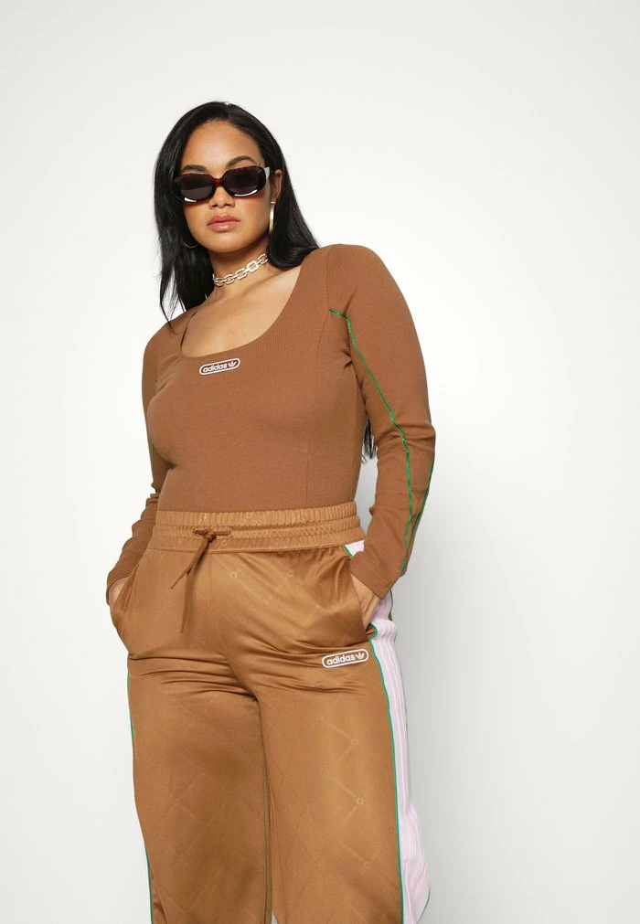 Adidas Originals TRACK PANTS - Tracksuit Bottoms - Wild Brown/clear Pink 6 Adidas Originals TRACK PANTS - Tracksuit Bottoms - Wild Brown/clear Pink - Image 6