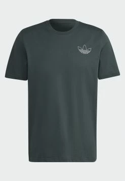 Adidas Originals TREF SER T STY - Basic T-shirt - Mineral Green -Adidas Originals Shop 8dc61dab8398449fa0978fdb97dc1999