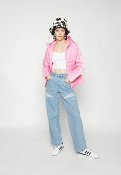 Adidas Originals SLIM PADDED JACKET - Light Jacket - Pink -Adidas Originals Shop 8e1ff9c9a67f4efca494aabeef009b7a