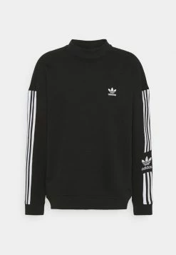 Adidas Originals LOCK UP CREW - Sweatshirt - Black -Adidas Originals Shop 8e2a366eecb743c697b04afe69ff494a