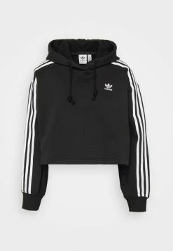 Adidas Originals ADICOLOR CLASSICS CROP - Hoodie - Black 20 Adidas Originals ADICOLOR CLASSICS CROP - Hoodie - Black -Adidas Originals Shop 8e3fc4c45b064d199541d5a02d2afb8c