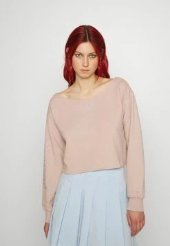 Adidas Originals SLOUCHY CREW - Sweatshirt - Ash Pearl