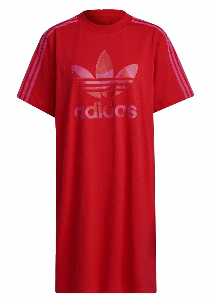 Adidas Originals X MARIMEKKO - Shirt Dress - Vivid Red 8 Adidas Originals X MARIMEKKO - Shirt Dress - Vivid Red - Image 8