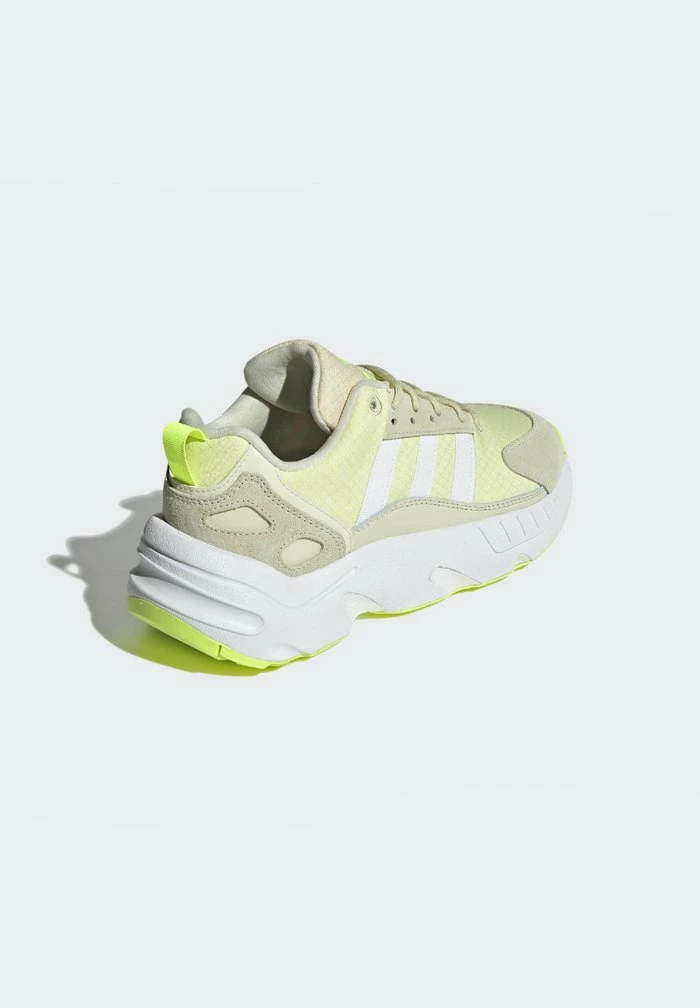 Adidas Originals ZX BOOST - Trainers - Yellow 6 Adidas Originals ZX BOOST - Trainers - Yellow - Image 6