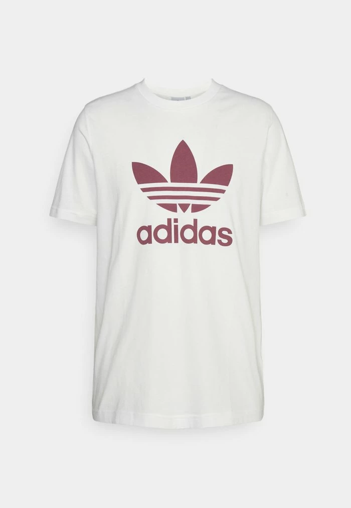 Adidas Originals TREFOIL UNISEX - Print T-shirt - White 1 Adidas Originals TREFOIL UNISEX - Print T-shirt - White