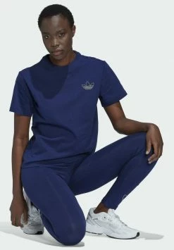 Adidas Originals GRAPHIC - Print T-shirt - Blue -Adidas Originals Shop 8f192c3032c7412b9fe78bd5507e9033