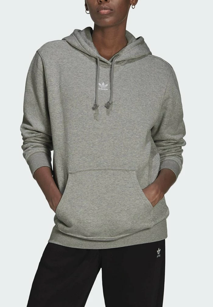Adidas Originals ADICOLOR ESSENTIALS FLEECE - Hoodie - Grey 1 Adidas Originals ADICOLOR ESSENTIALS FLEECE - Hoodie - Grey
