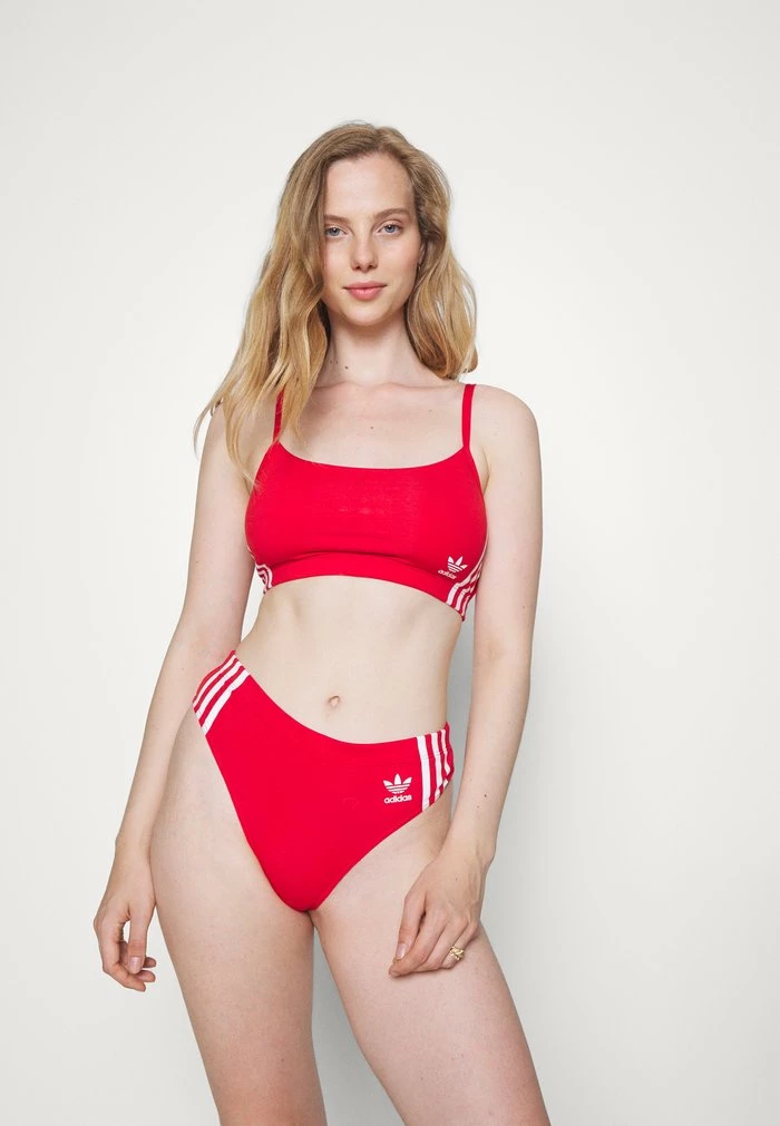 Adidas Originals SCOOPED BRALETTE - Bustier - Vivid Red 4 Adidas Originals SCOOPED BRALETTE - Bustier - Vivid Red - Image 4