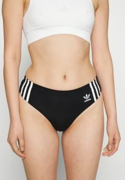 Adidas Originals WIDE SIDE THONG 2 PACK - Thong - Black
