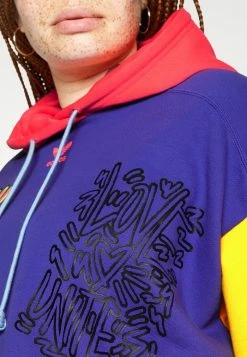 Adidas Originals LOVEUNI CROP - Sweatshirt - Purple/multicolor -Adidas Originals Shop 90df497049f04d08a401c3d5211fecaf