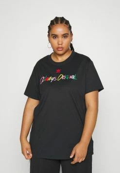 Adidas Originals GRAPHIC TEE - Print T-shirt - Black