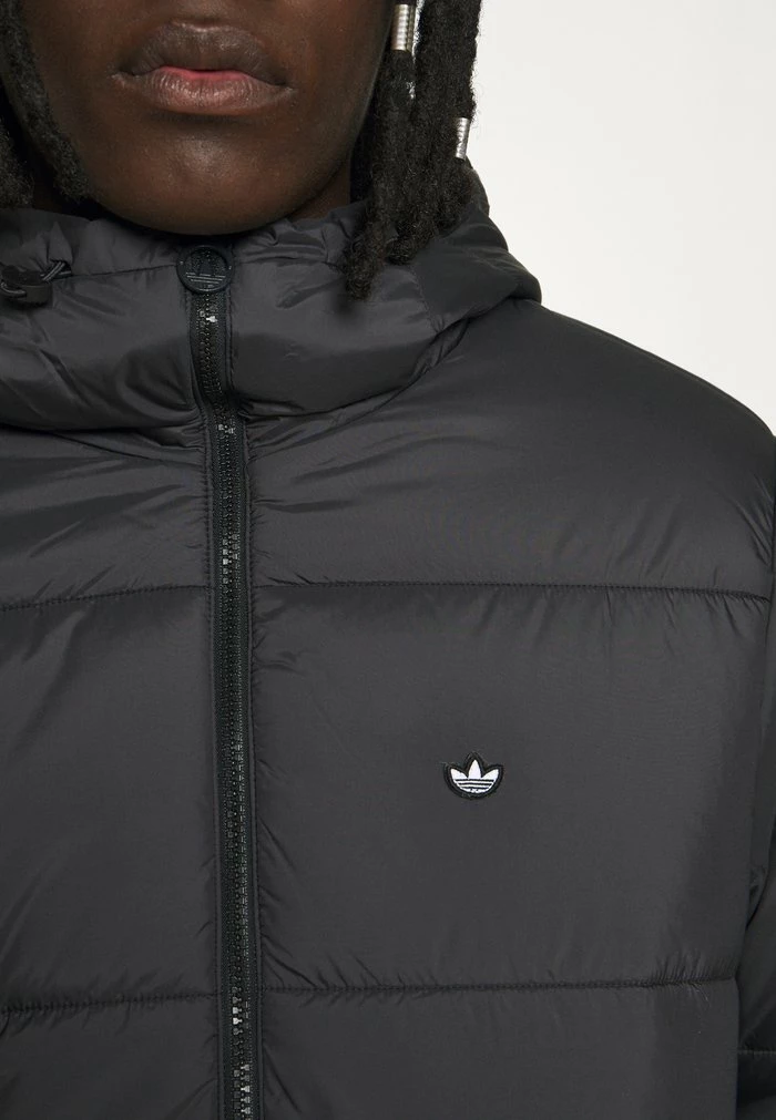 Adidas Originals PAD HOODED PUFF - Winter Jacket - Black 6 Adidas Originals PAD HOODED PUFF - Winter Jacket - Black - Image 6