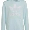 Adidas Originals TREFOIL HOODIE UNISEX - Hoodie - Almost Blue White