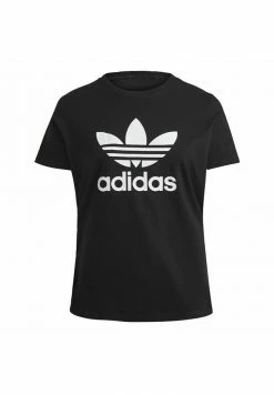 Adidas Originals TREFOIL TEE - Print T-shirt - Black -Adidas Originals Shop 92798c90f9b7486db2af5004d2157222