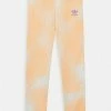 Adidas Originals Leggings - Trousers - Almost Blue/hazy Orange