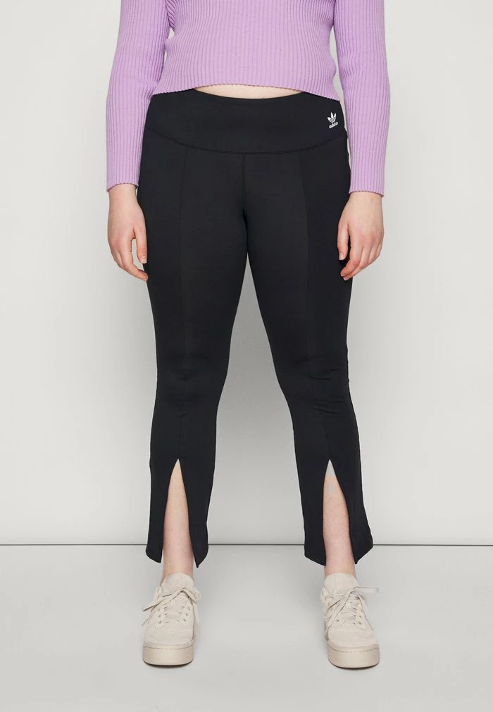Adidas Originals OPEN HEM TIGHTS - Leggings - Trousers - Black 3 Adidas Originals OPEN HEM TIGHTS - Leggings - Trousers - Black - Image 3