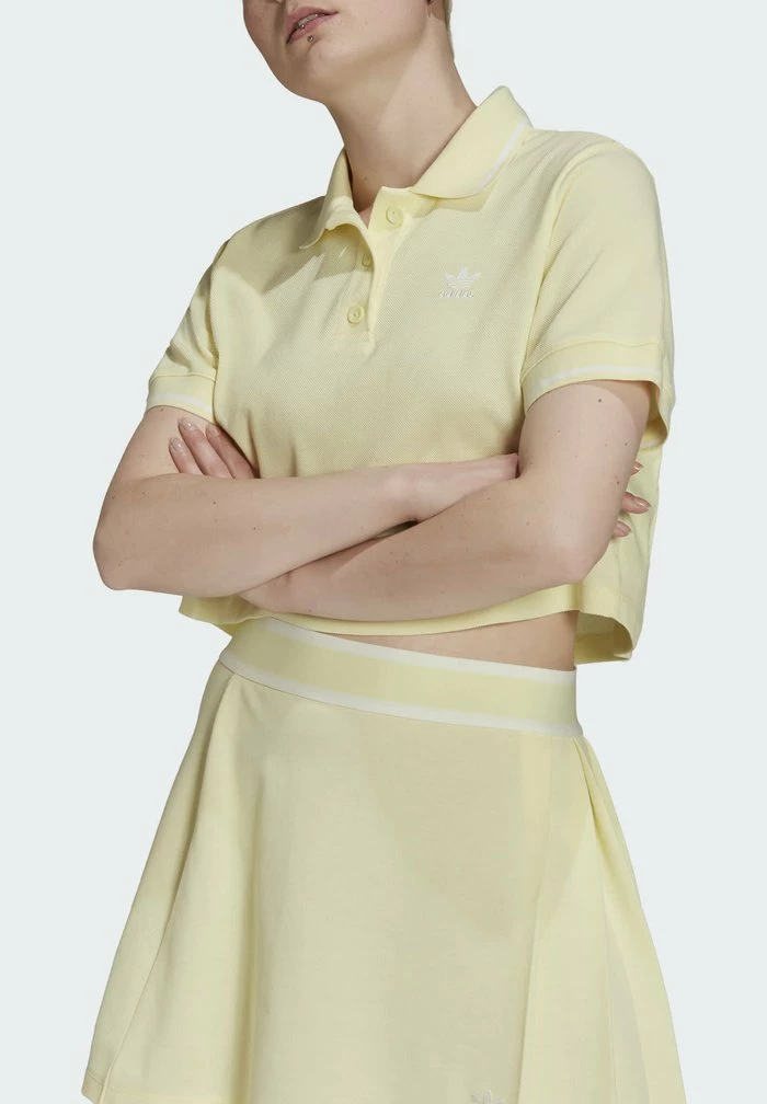 Adidas Originals TENNIS LUXE POLO ORIGINALS - Polo Shirt - Haze Yellow 4 Adidas Originals TENNIS LUXE POLO ORIGINALS - Polo Shirt - Haze Yellow - Image 4