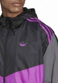 Adidas Originals LIGHTNING - Training Jacket - Black Shock Purple -Adidas Originals Shop 94dd98c4c3c143bc8344084218fec6e8