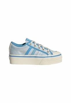 Adidas Originals NIZZA PLATFORM UNISEX - Trainers - Blue -Adidas Originals Shop 94f98393fdfc4f19999db395c49a9eed