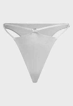 Adidas Originals IVY PARK V-CUT SWIM BOTTOMS (PLUS SIZE) - Bikini Bottoms - Silver -Adidas Originals Shop 9606182e038c4a9c9fef5416a26085dc