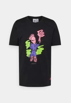 Adidas Originals TEE ALIEN UNISEX - Print T-shirt - Black