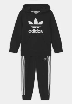 Adidas Originals HOODIE UNISEX SET - Sweatshirt - Black/white