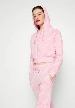 Adidas Originals CROPPED MONO - Zip-up Sweatshirt - True Pink -Adidas Originals Shop 972a873c19514c20ac22e299acaed342