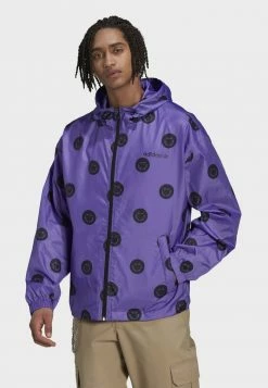 Adidas Originals ALLOVER - Windbreaker - Purple -Adidas Originals Shop 98bc9c12d48842f09128a43ac64026f0