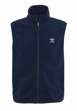 Adidas Originals 3-STRI FL - Waistcoat - Blue -Adidas Originals Shop 9964d6b257a14180b37f4d30eb13c857