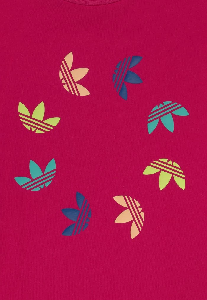 Adidas Originals CROPPED TEE - Print T-shirt - Bold Pink 3 Adidas Originals CROPPED TEE - Print T-shirt - Bold Pink - Image 3