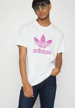 Adidas Originals TREFOIL UNISEX - Print T-shirt - White 9 Adidas Originals TREFOIL UNISEX - Print T-shirt - White -Adidas Originals Shop 9a67bc145c784dfaa0f66d7fbeb4db69