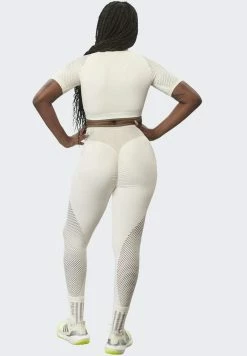 Adidas Originals IVY PARK SEAMLESS HIGH-WAIST TIGHTS - Leggings - Trousers - White -Adidas Originals Shop 9b420d66c14b49a9868931fb5d58b3a3