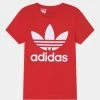 Adidas Originals TREFOIL TEE UNISEX - Print T-shirt - Vivid Red/white