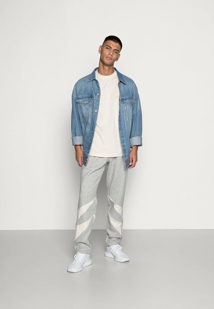 Adidas Originals SHARK PANTS - Tracksuit Bottoms - Medium Grey Heather White 2 Adidas Originals SHARK PANTS - Tracksuit Bottoms - Medium Grey Heather White - Image 2