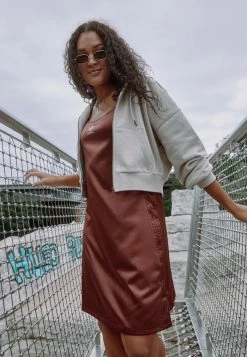 Adidas Originals DRESS - Day Dress - Earth Brown -Adidas Originals Shop 9c8c2b8cf9df4733b592663c8c6f924c