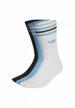Adidas Originals SOLID CREW UNISEX 3 PACK - Socks - White