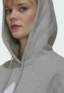 Adidas Originals HOODIE - Hoodie - Medium Grey Heather -Adidas Originals Shop 9df8807605344d0190aa280c9aef5bff