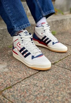 Adidas Originals FORUM EXHIBIT MID 2 UNISEX - High-top Trainers - White -Adidas Originals Shop 9e10a85457664d15a97c9901d3eb644a