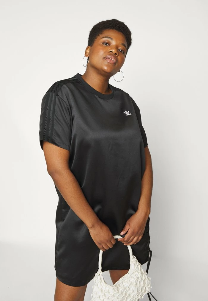 Adidas Originals TEE DRESS - Day Dress - Black 6 Adidas Originals TEE DRESS - Day Dress - Black - Image 6