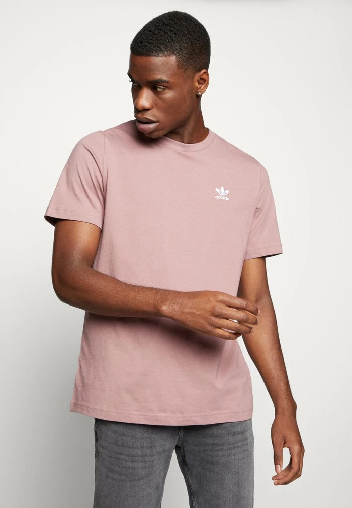 Adidas Originals ESSENTIAL TEE - Basic T-shirt - Brown 4 Adidas Originals ESSENTIAL TEE - Basic T-shirt - Brown - Image 4