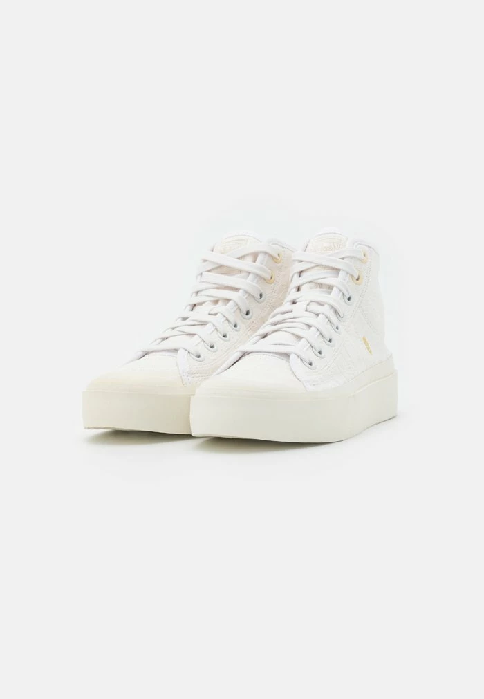 Adidas Originals NIZZA BONEGA MID - High-top Trainers - Crystal White/white/off White 5 Adidas Originals NIZZA BONEGA MID - High-top Trainers - Crystal White/white/off White - Image 5