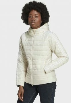 Adidas Originals SLIM PADDED JACKET - Light Jacket - Beige -Adidas Originals Shop 9fe2d5d73eb546129dc3ca1efdfc3bab