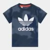 Adidas Originals UNISEX - Print T-shirt - Crew Blue/multicolor/solar Red